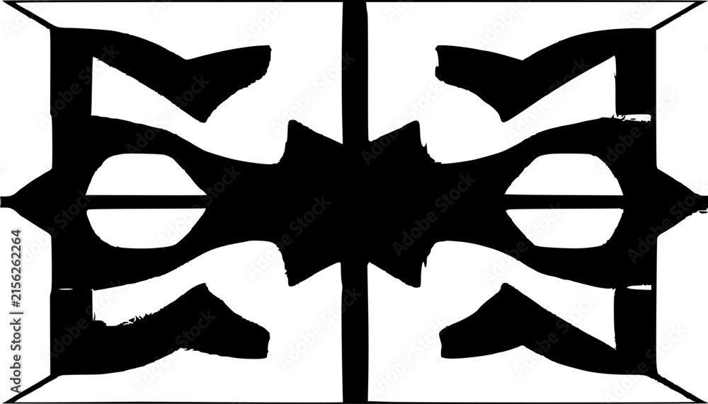 Fototapeta premium Four bow styles with distinct ribbon shapes and loops set with clean line art featuring symmetrical designs and elegant minimalism with frontal views