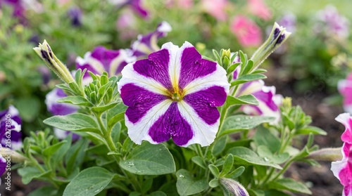 Beautiful Petunia Flower Bloom Isolated