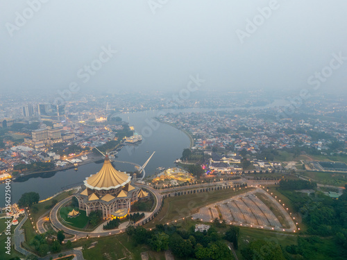 Unhealthy air quality recorded in Kuching Sarawak as haze worsens.