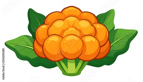 Fresh ripe oranges with green leaves on white background.