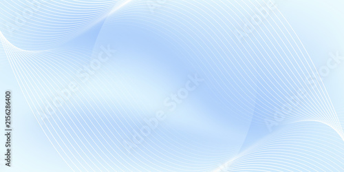 Photography Minimalist light blue background with curved lines creates a comfortable feeling