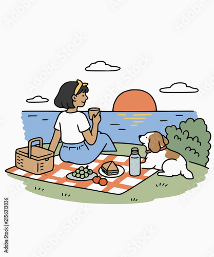 Beach Picnic Vector
