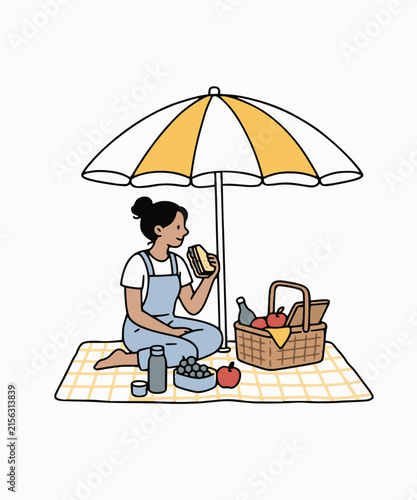 Beach Picnic Vector