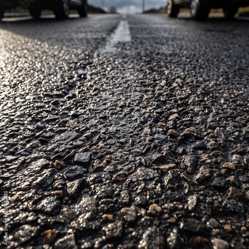asphalt with visible grain
