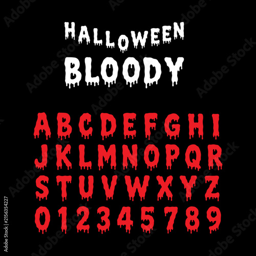 Halloween Bloody is a dark, creepy, and blood-inspired Halloween display font created to bring a terrifying horror atmosphere to your designs, with its gruesome and spooky character style.