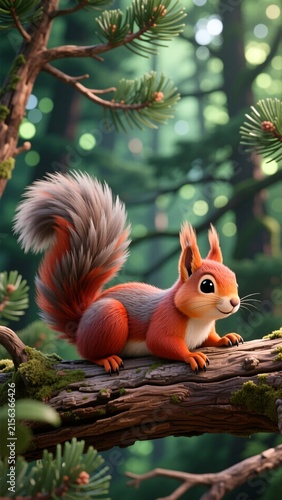 squirrel on a tree