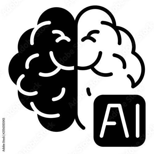 Artificial Intelligence Solid Icon