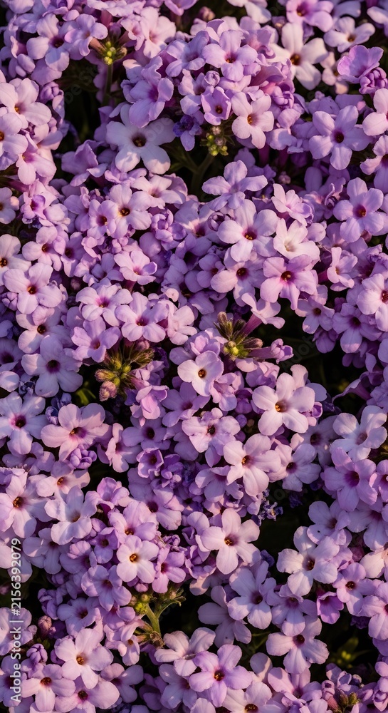 Fototapeta premium Beautiful vibrant purple and pink flower pattern on a dark background