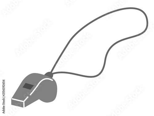 Emergency whistle with lanyard for calling help／ホイッスル・救助を呼ぶ防災笛