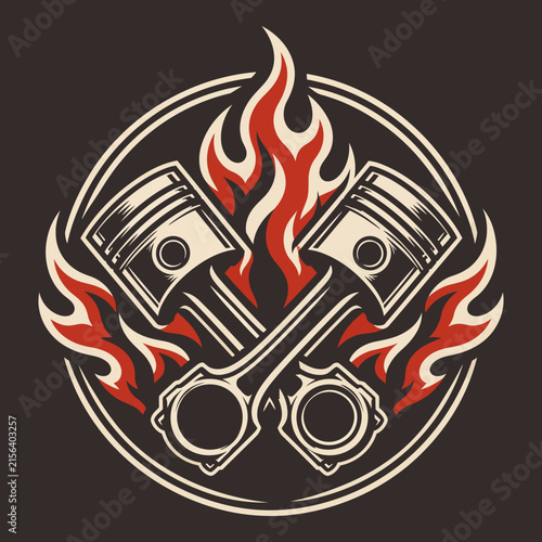 Piston Flame Power