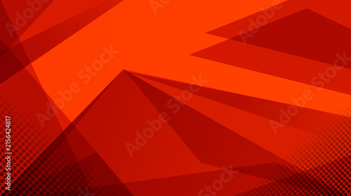 abstract red orange background with triangles	