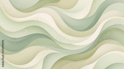 Abstract wavy pattern with soft pastel colors and organic shapes