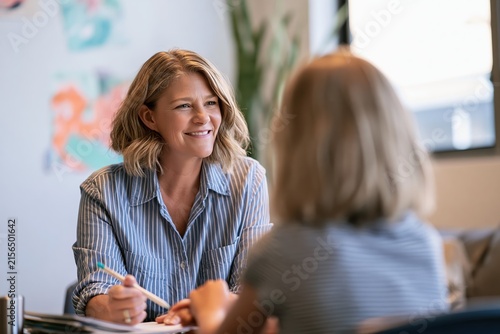 Counselor Talking With Student