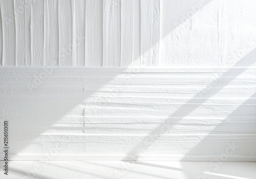 Textured White Plaster Wall Background