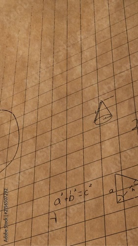 Mathematical equations and figures 4k