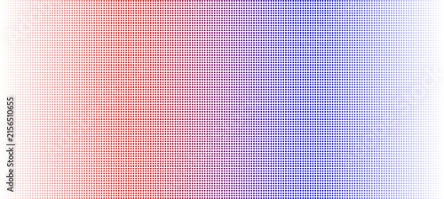 Technology LED Dot Background with Red Blue Gradient Pixel Grid, Digital Screen Display Texture, Futuristic Electronic Data and Color Light Pattern