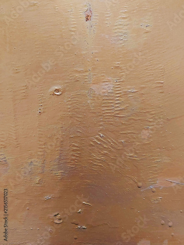 Canvas Print Ochre wall surface