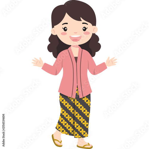 Traditional Cultural Attire Illustration