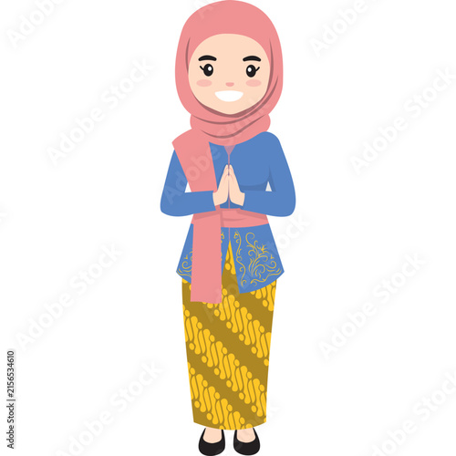 Traditional Cultural Attire Illustration