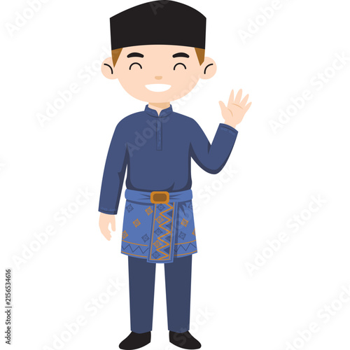Traditional Cultural Attire Illustration