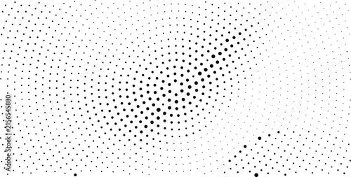 Dynamic Halftone Dot Gradient Effect