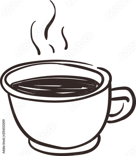 Hand Drawn Coffee Line Art