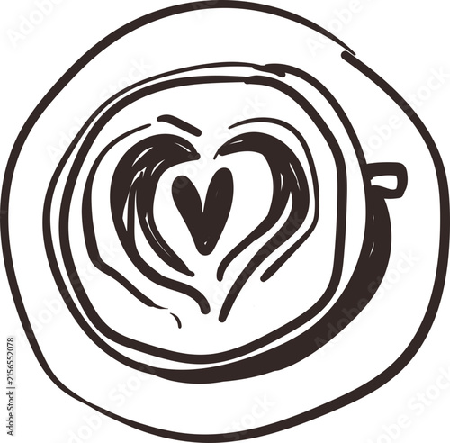 Hand Drawn Coffee Line Art