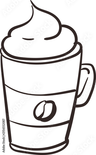 Hand Drawn Coffee Line Art