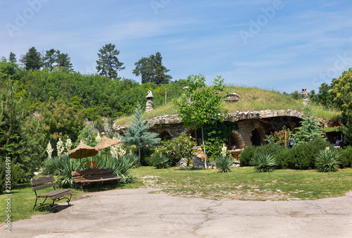Fairytale objects made of stone in Zlaten Park