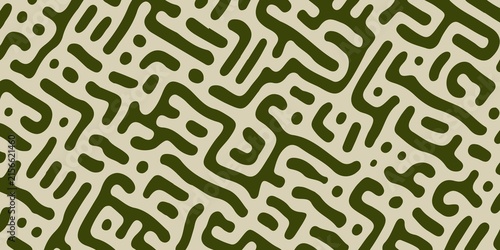 Fotografie Turing reaction diffusion pattern with abstract motion
