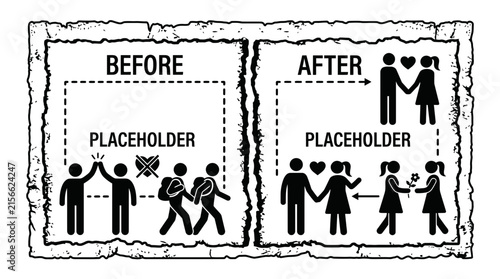 Before and After Relationship Transformation: From Solitude to Connection