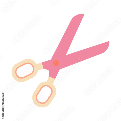 Foto Pink and yellow scissors
