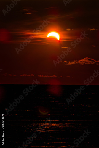 Solar eclipse 12th August 2026 on coast of Finnish Gulf.