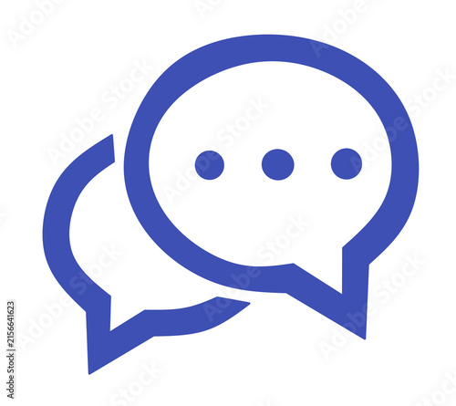 Chat icon communication symbol online support
