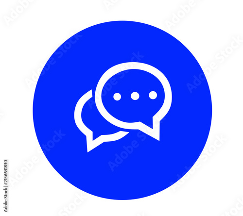 Chat icon communication symbol online support