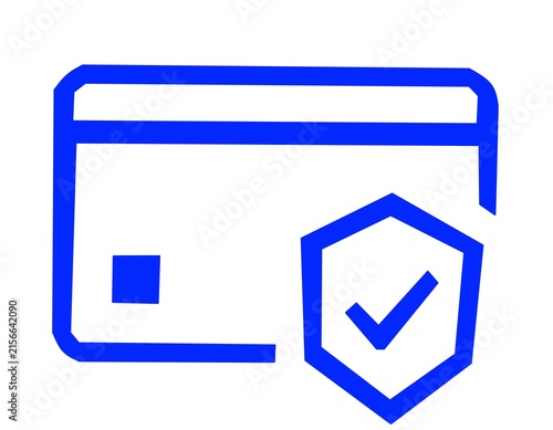 Secure credit card payment safety protection.
