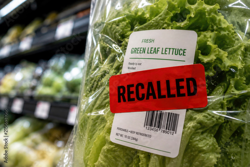 lettuce bag with recall sticker