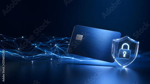 Payment Card Protected by Digital Security Shield