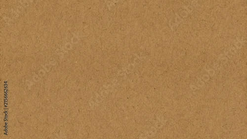 Quadro su tela Brown kraft paper seamless texture with natural fiber grain, rustic recycled paper background for packaging, stationery, crafts, branding and creative design