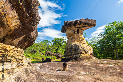 Obraz na płótnie Phu Phrabat Historical Park, a UNESCO World Heritage Site, Udon Thani Province, Thailand