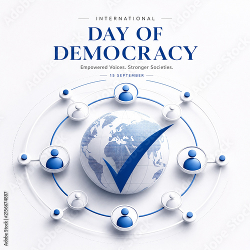 International day of democracy illustration
