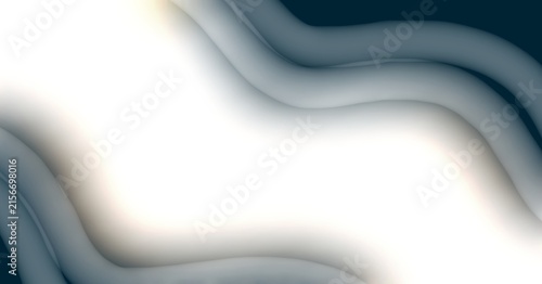 Abstract vintage green gradient brush waves isolated on white, creating organic flowing textures with a retro artistic aesthetic.