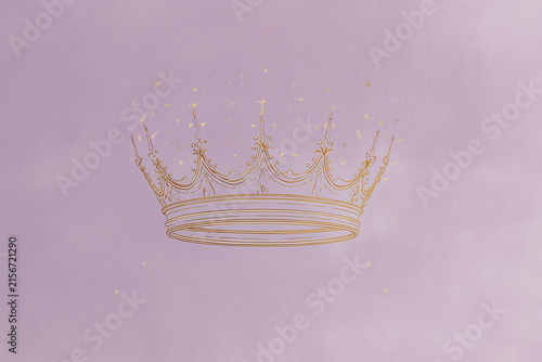  A pastel background with Krishna’s crown outline and empty space for branding copy.
