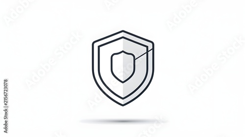 Shield icon representing protection and security