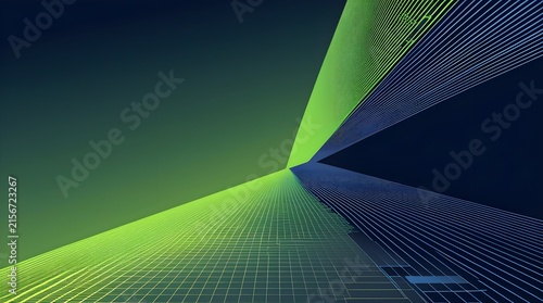 Futuristic digital grid lines abstract background.