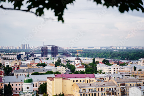 Cuadro en lienzo Podil district, city of Kyiv, Ukraine
