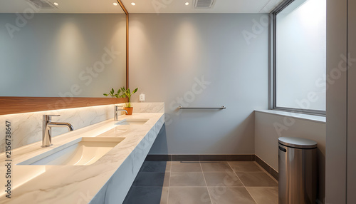 interior of a modern bathroom