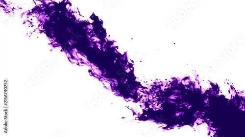 Purple Ink Abstract