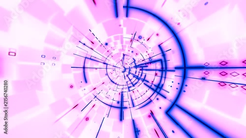 Abstract Digital Tunnel