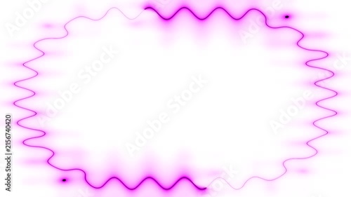 Abstract Purple Frame Design:  A Vibrant Digital Artwork